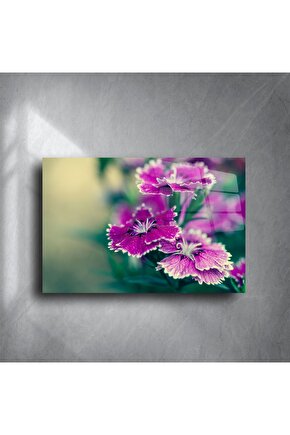 Lüks Parlak Çiçek Duvar Tablosu