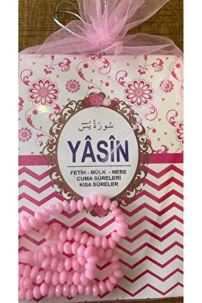 Haktan Yayınları Çanta Boy 41 Yasin-i şerif Tesbihli Tül Paketli PEMBE RENK 30 Adet