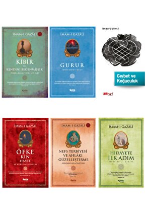Imamı Gazali Seti Kibir-gurur-gıybet Koğuculuk-öfke Ve Kin-nefs Terbiyesi-hidayete Ilk Adım 6lı Set