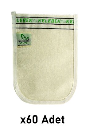 Ekstra Kalın Beyaz Banyo Hamam Kesesi 60 Adet