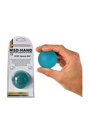 Squze Ball Silikon El Egzersiz TopuMsd (mvs) Mavi