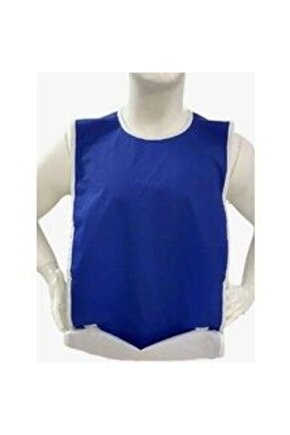 1 Adet Yıkanabilir Hasta Yemek Önlüğü Cepli-Cırtlı