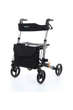 Ithal Lüks Tekerlekli Yürüme Desteği Yürüteç Rollatör Yaşlı Oturaklı Yürümeye
