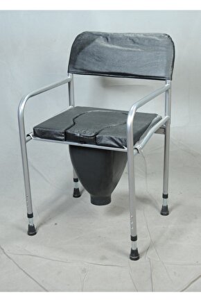 Yumuşak Derili Hasta Klozet Sandalyesi