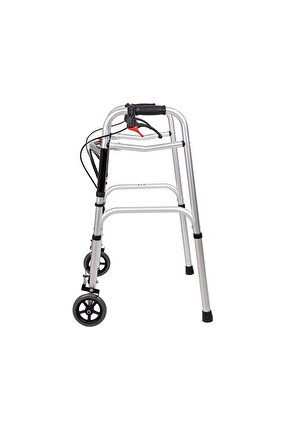 2 Tekerlekli Frenli Alüminyum Walker