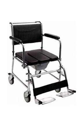 Banyo Tuvalet Tekerlekli Sandalye (Klozetli Banyo Sandalyesi)