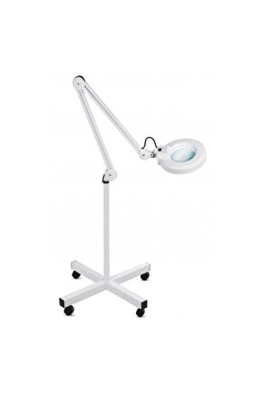 Ayaklı Tekerlekli Loop Led Işıklı Büyüteç Işıklı Lup E-292B