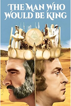 The Man Who Would Be King (1975) 0003 AFİŞ - POSTER