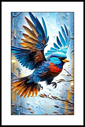 Anne Serçe Digital Art ( ÇERÇEVESİZ - ÇERÇEVE YOKTUR ) ( ULTRA HD ) FOLYO AFİŞ - POSTER