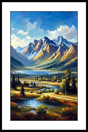 Zirveye Giden Yol Digital Art ( ÇERÇEVESİZ - ÇERÇEVE YOKTUR ) ( ULTRA HD ) FOLYO AFİŞ - POSTER