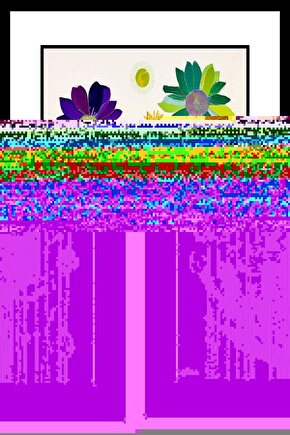 Uzun Dallı Çiçekler Digital Art ( ÇERÇEVESİZ - ÇERÇEVE YOKTUR ) ( ULTRA HD ) FOLYO AFİŞ - POSTER