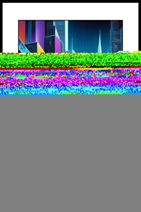 Şehir Işıkları Digital Art ( ÇERÇEVESİZ - ÇERÇEVE YOKTUR ) ( ULTRA HD ) FOLYO AFİŞ - POSTER