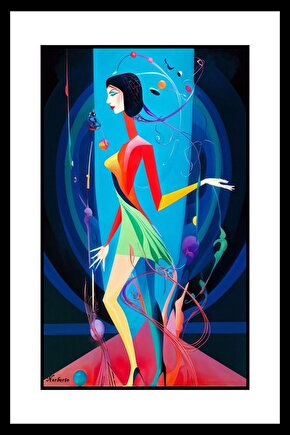 Gotik Kız Digital Art ( ÇERÇEVESİZ - ÇERÇEVE YOKTUR ) ( ULTRA HD ) FOLYO AFİŞ - POSTER