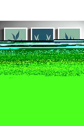 Matisse - Boho - Art Deco - Soyut - Doğa ( 3 lü Çerçevesiz ) Poster - Afiş - Tablo KR2C01047