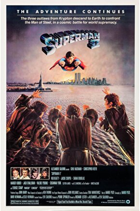 Superman II (1980) AFİŞ - POSTER ( FOLYO ) - AFİŞ - POSTER-6296