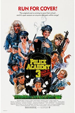 Police Academy 3 Back in Training (1986) ( FOLYO ) - AFİŞ - POSTER-5148