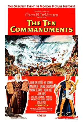The Ten Commandments (1956) 004 AFİŞ - POSTER