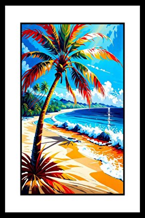 Tatil ve Güneş Digital Art ( ÇERÇEVESİZ - ÇERÇEVE YOKTUR ) ( ULTRA HD ) FOLYO AFİŞ - POSTER