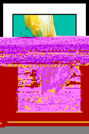 Dalgada Sarı Yelkenli Digital Art ( ÇERÇEVESİZ - ÇERÇEVE YOKTUR ) ( ULTRA HD ) FOLYO AFİŞ - POSTER