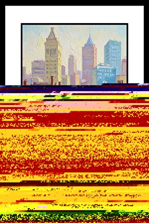 Tarihi Evler ve Cadde Digital Art ( ÇERÇEVESİZ - ÇERÇEVE YOKTUR ) ( ULTRA HD ) FOLYO AFİŞ - POSTER