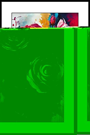 Art Dizayn Güller Digital Art ( ÇERÇEVESİZ - ÇERÇEVE YOKTUR ) ( ULTRA HD ) FOLYO AFİŞ - POSTER