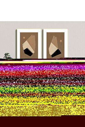 Matisse - Sanat - Soyut - Doğa - Ev - Yaşam ( 2 Li Çerçevesiz ) Poster - Afiş - Tablo NNHT517