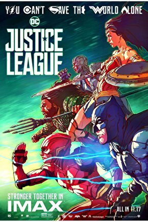 Justice League (2017) 6 ( FOLYO ) - AFİŞ - POSTER-4076