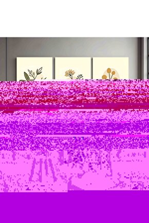 Matisse - Boho - Art Deco - Soyut - Doğa ( 3 lü Çerçevesiz ) Poster - Afiş - Tablo KR2C00687