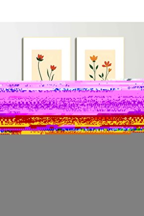 Matisse - Sanat - Soyut - Doğa - Ev - Yaşam ( 2 Li Çerçevesiz ) Poster - Afiş - Tablo NNHT589