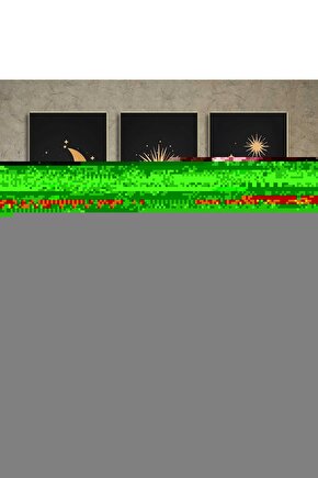 Matisse - Boho - Art Deco - Soyut - Doğa ( 3 lü Çerçevesiz ) Poster - Afiş - Tablo KR2C01087