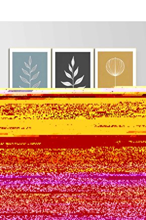 Matisse - Sanat - Soyut - Doğa - Ev - Yaşam ( 2 Li Çerçevesiz ) Poster - Afiş - Tablo NNHT383