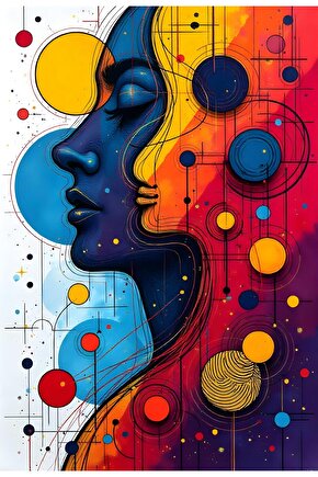 Matisse - Boho - Art Deco - Soyut - Doğa ( 3 lü Çerçevesiz ) Poster - Afiş - Tablo KR2C00088