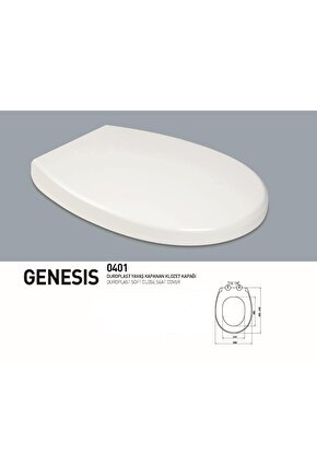 NKP GENESİS YAVAŞ KAPANAN KLOZET KAPAĞI 0401