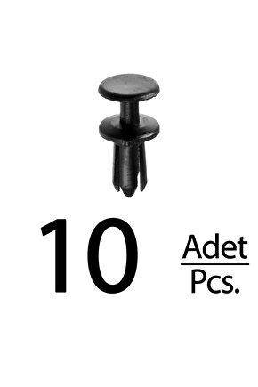 Audi A4 A6 Q5 Q7 RS4 S4 S6 SQ5 için Tampon Klips - 10 Adet