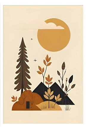 Sokak Festivali Retro Vintage Ahşap Poster