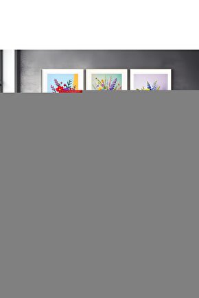 Matisse - Boho - Art Deco - Soyut - Doğa ( 3 lü Çerçevesiz ) Poster - Afiş - Tablo KR2C00660