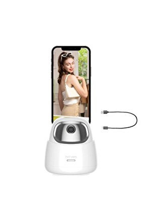 Go Gimbal 360° Akıllı Selfie & Video Takip Gimbal Otomatik Yüz Ve Nesne Izleme Vlog Çekimi