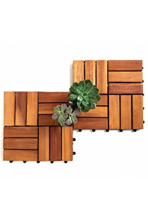 Akasya Karo Deck 30*30 Cm 9 Adet pakette