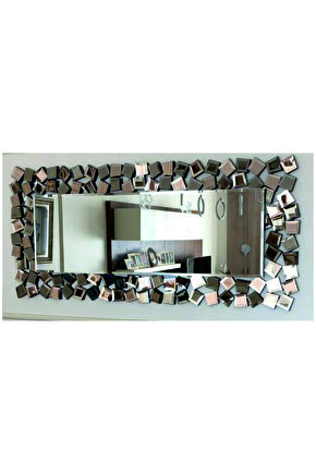 DEKORATİF KARELİ AYNA (80X160)