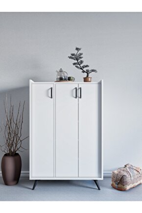 Cesy Çok Amaçlı Dolap Beyaz
