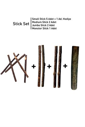 Stick Paketi Doğal Kedi Çiğneme Çubuğu Kedi Oyuncağı 10 Stick