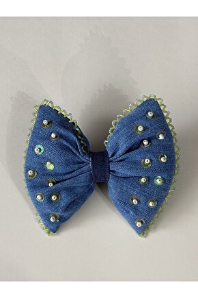 Boncuk İşlemeli Fiyonk Otomatik Toka 4