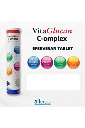 Vitaglucan C-omplex 20 Efervesan Tablet