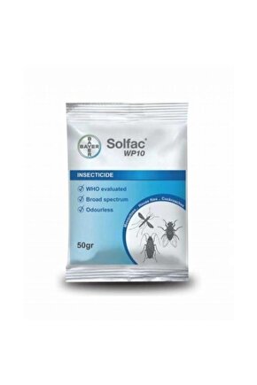 Solfac Wp10 Pire Karasinek Hamamböceği Ilacı 50 gr :112026