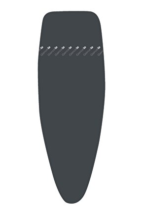 Luxury Ütü Masası Kılıfı Örtüsü Bezi Koyu Gri (50X135CM)