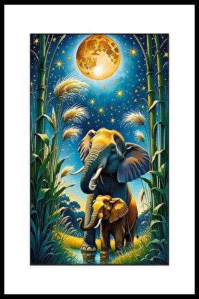 Fırça Darbeleri Digital Art ( ÇERÇEVESİZ - ÇERÇEVE YOKTUR ) ( ULTRA HD ) FOLYO AFİŞ - POSTER