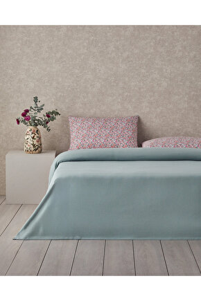 Floret Bloom Soft Çift Kişilik Pike Takımı 200x220 cm Pembe