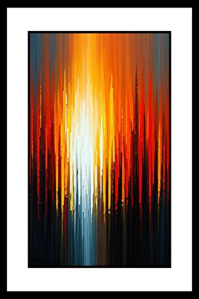 Işıklar Arasında Digital Art ( ÇERÇEVESİZ - ÇERÇEVE YOKTUR ) ( ULTRA HD ) FOLYO AFİŞ - POSTER