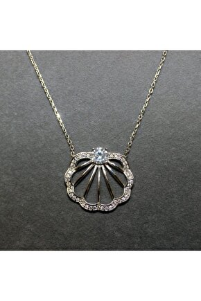 Taşlı Deniz Kabuğu Kolye