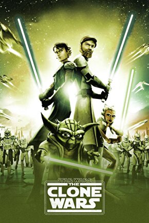 Star Wars The Clone Wars (2008) 1 AFİŞ - POSTER ( FOLYO ) - AFİŞ - POSTER-6124